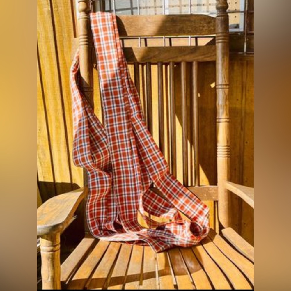 *Fall Orange Plaid Ribbon - Picture 7 of 10